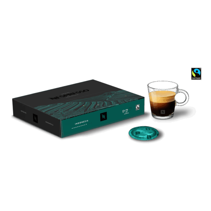 Capsulas Originais Nespresso® Pro Indonesia Fairtrade 50 unid.