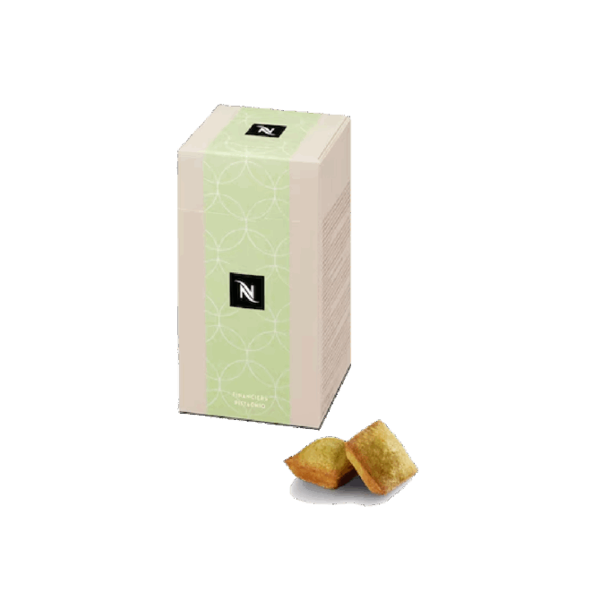 Bolachas Nespresso® Financiers Pistachio 10 unid.