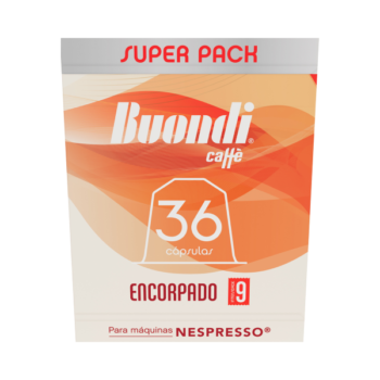 Cápsulas Compatíveis Nespresso® Buondi® Encorpado Super Pack 36 unid.