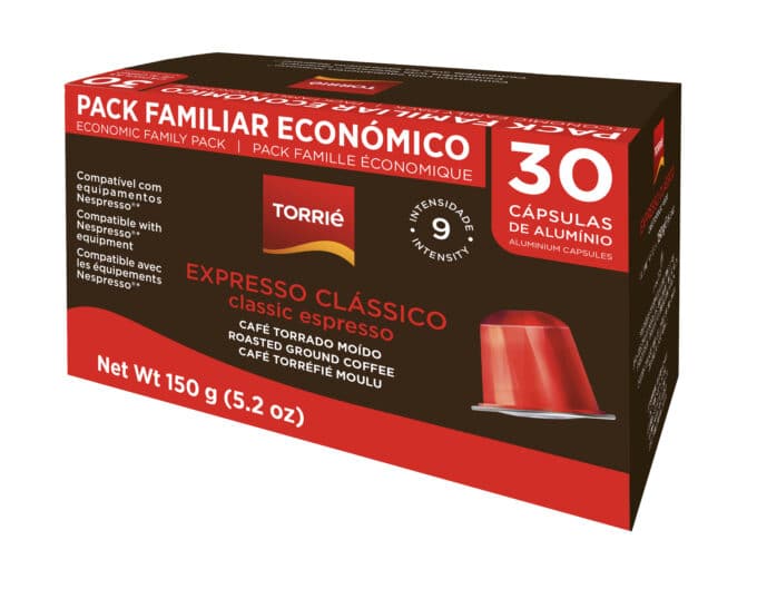 Cápsulas Compatíveis Alumínio Nespresso® Torrié® Expresso Clássico 30 unid.