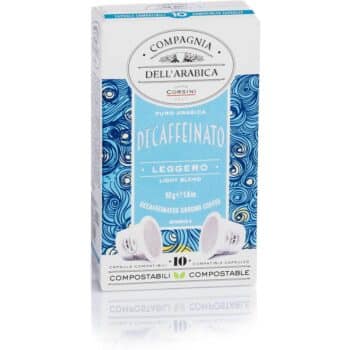 Cápsulas Compatíveis Nespresso® Compagnia Dell'Arabica® Decaffeinato 10 unid.