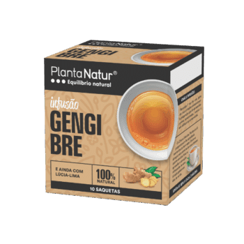 Chá PlantaNatur® Infusão Gengibre 10 unid