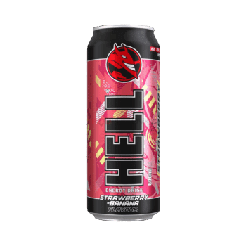 Bebida Energética Hell Energy® Morango-Banana 500ml
